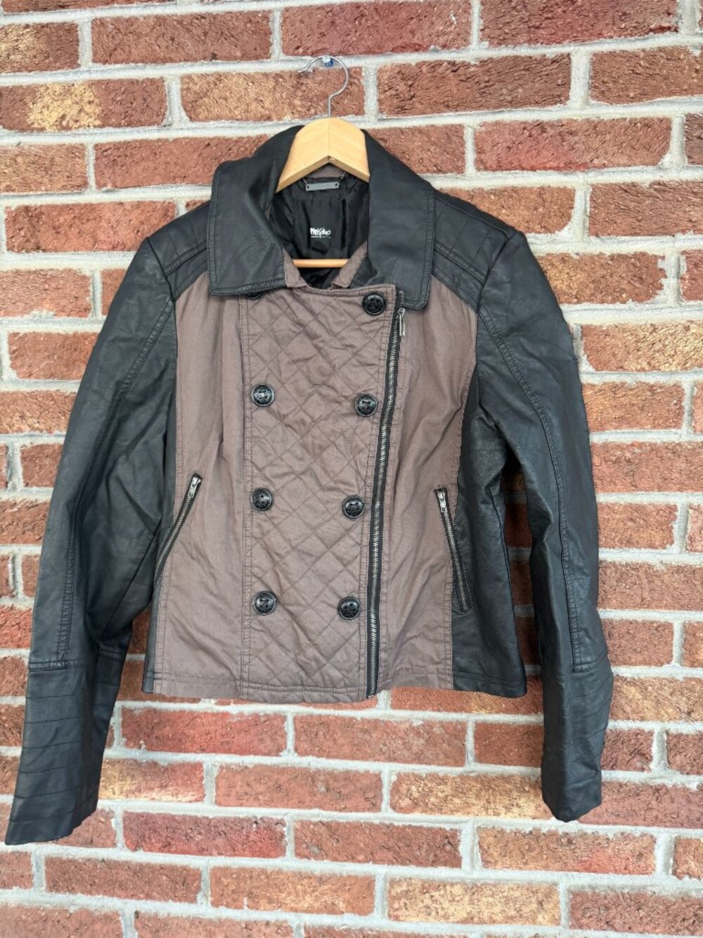 mossimo jacket / coat * size XL * brown / black